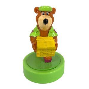 Yogi Bear Picnic Basket Glider Toy Vintage 1990 Wendys Kids Meal Hanna Barbera